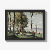 Honfleur: Calvary by Camille Corot - thumbnail_1_bf_6731368512f9211d49d3d7a5